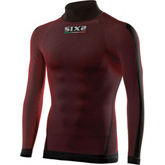 Six2 Maglia Termica Moto Dark Red Unisex